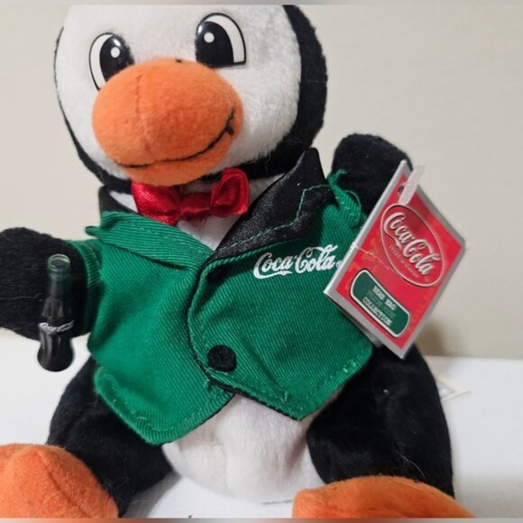 Vintage Coca-Cola beanbag plush Penguin NWT - Picture 3 of 10